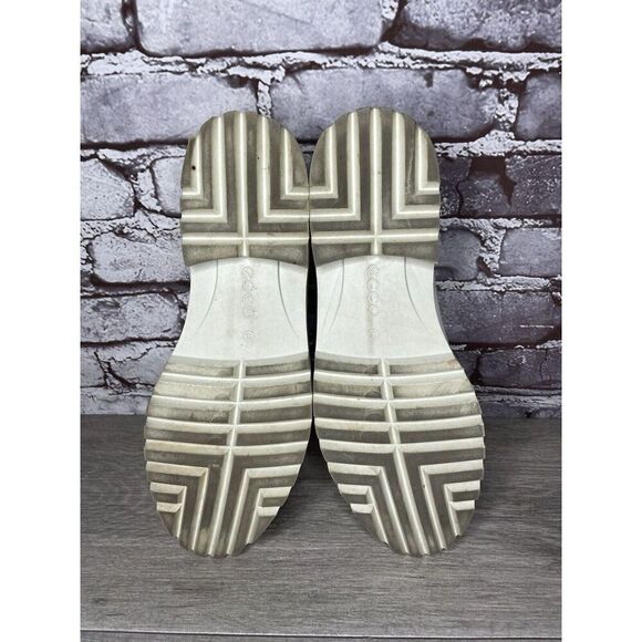 ECCO White Leather Perforated Lace Up Oxfords Shoes Women Sz 40EU/9.5M US - Picture 12 of 16